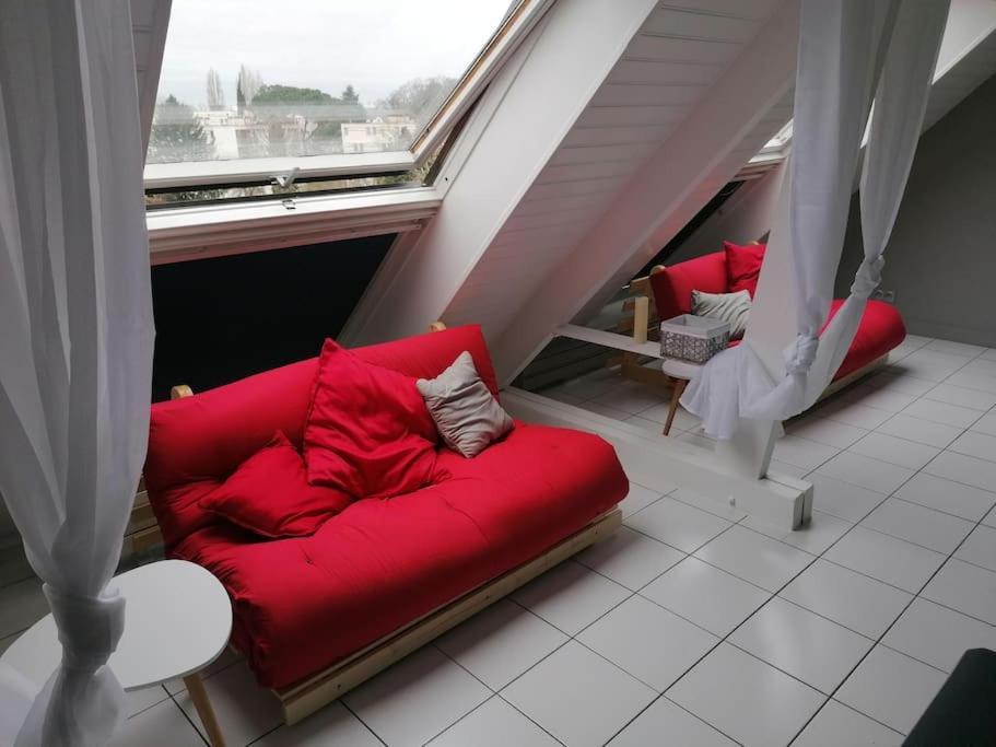 Superbe loft 90m² proche parc expo Nantes (6p) Exterior foto