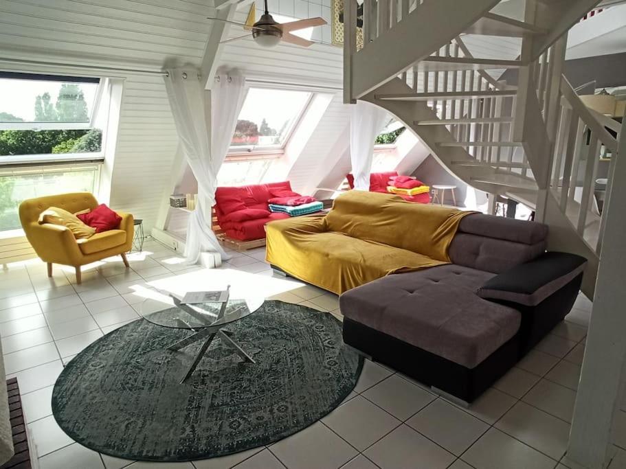 Superbe loft 90m² proche parc expo Nantes (6p) Exterior foto
